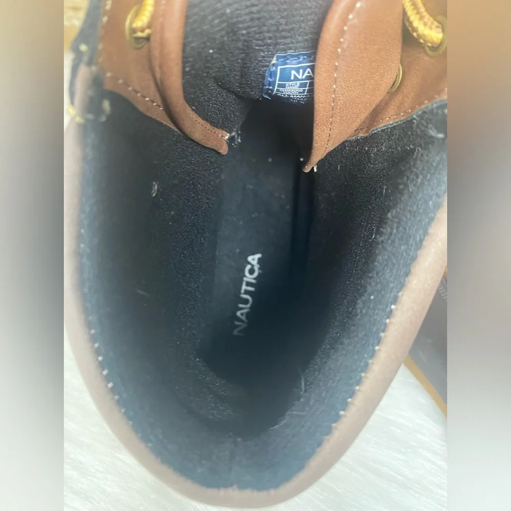 Nautica Channing Duck Boots Brown Size Youth  5